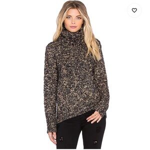 Michael Stars Chunky Turtleneck Speckled Sweater S